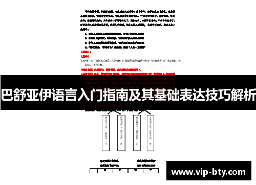 巴舒亚伊语言入门指南及其基础表达技巧解析